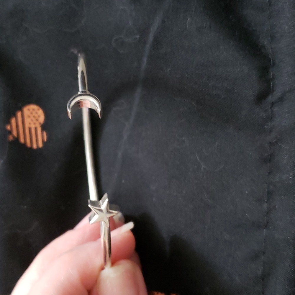 Sterling Alex and Ani Sun and Moon Cuff